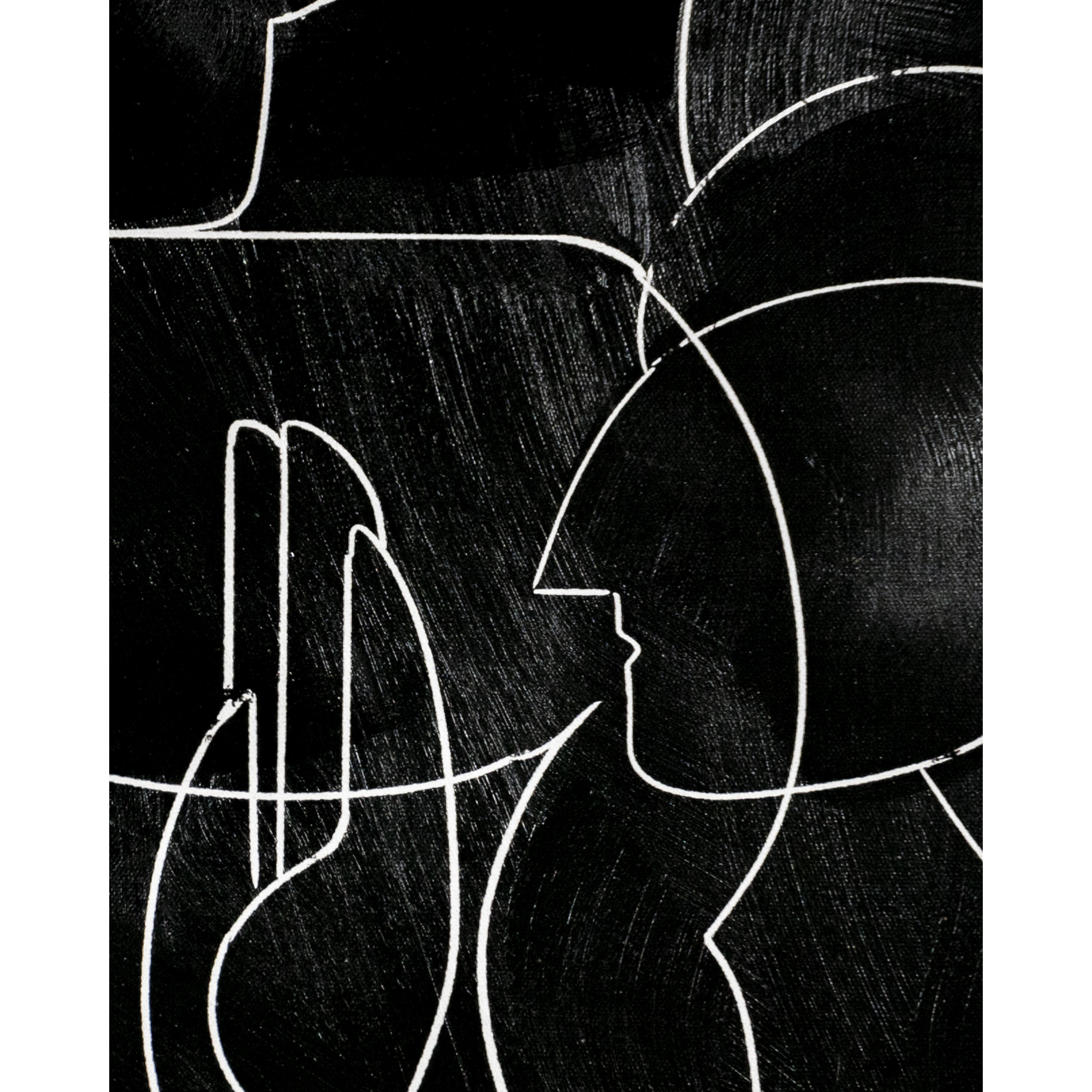 Multiple Lives Black Luxe Art, Set Of 5